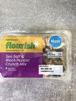 Sea salt & black pepper crunch mix