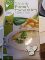 Velouté de poireaux & pommes de terre et pointe de crème