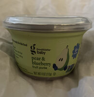 Pear & Blueberry Fruit Purée