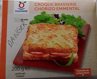 Croque brasserie chorizo emmental