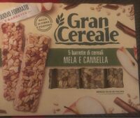 Barre de céréales complètes pomme et cannelle