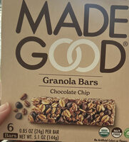 Granola Bars Chocolate Chip
