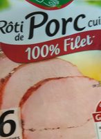 Rôti de porc cuit