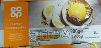 2 Lemon Cheesecakes