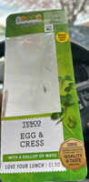 Tesco Egg And Cress Sandwich