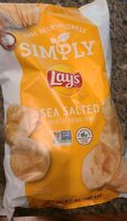 Simply Lay's sea salted chips