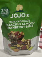 Dark Chocolate Pistachio Almond Cranberry Bites
