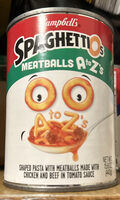 SpaghettiOs Meatballs A to Z's
