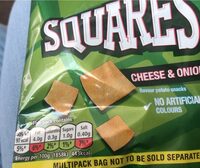 Walkers Squares Cheese & Onion