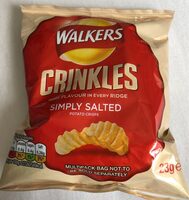 Walkers CRINKLES crisps