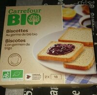 Biscottes au germe de blé bio