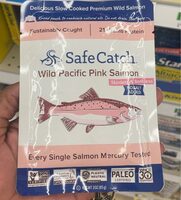 Wild pacific pink salmon