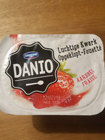 Fromage frais fouetté à la fraise