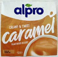 Caramel plant-based dessert