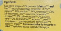 Lasagnes aux légumes