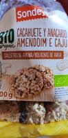 Bio Organic Cacahuete y Anarcado Galletas de Avena