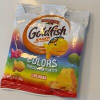 Goldfish Baked Snack Crackers, Colors Cheddar