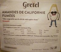 Amandes de Californie Fumées