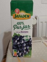 100% pur jus de raisin