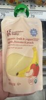 Organic Fruit & Yogurt Apple, Banana & Peach