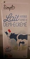 Lait demi écrémé