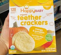 Organic teether crackers
