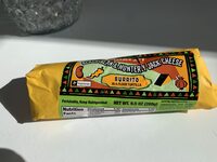 Black bean and Monterey Jack cheese burrito