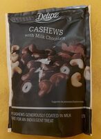 Noix de cajou enrobées de 50% de chocolat  au lait