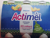 Actimel o smaku wieloowocowym