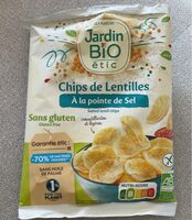 Chips de lentilles Bio