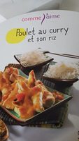 Poulet au curry et son riz
