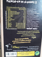Graines décortiquée chanvre biologique