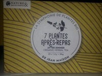 7 plantes après repas
