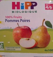 Compotes pommes poires