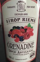 Sirop rieme grenadine