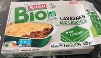 Lasagnes aux Legumes Bio