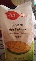 Copos de maiz tostados de cultivo ecológico