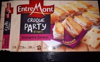 Croque party Emmental Jambon