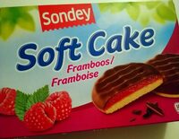 Soft cake framboise