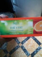 Thé vert aromatisé â l'orange
