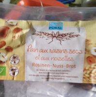 Pain aux raisins secs et aux noisettes