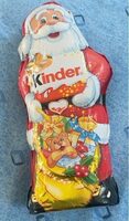 Confiserie en forme de Père Noël recouvert de chocolat au lait