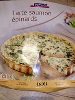 Tarte saumon épinards