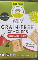 Grain-Free Crackers Tomato Herb