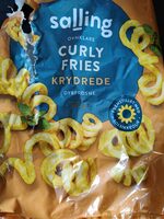 Curly fries krydrede