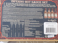 Inferno Hot Sauce set