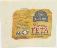 All natural, creamy feta