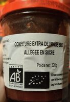 Confiture extra de fraise bio