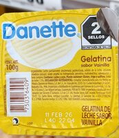 Gelatina sabor vainilla