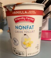 Nonfat vanilla greek yogurt